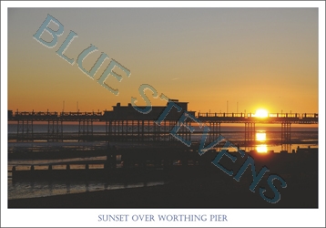 Sunset over Worthing Pier